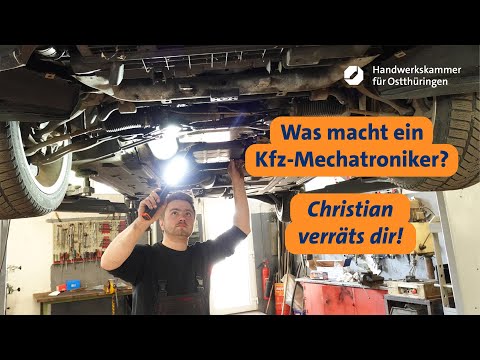 Karriere im #Handwerk: #Kfz-Mechatroniker Christian zeigt seinen Beruf