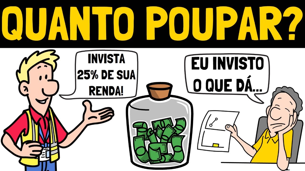 Educação Financeira: Quanto da Renda Poupar p/ Investir Todos os Meses?