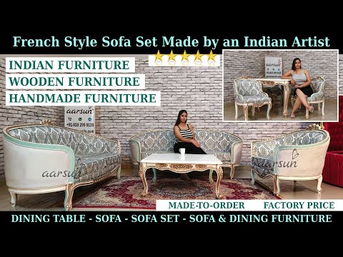 YT1075 Luxury French Sofa & Dining Table at Factory Price - A Perfect Match for Your Home Video