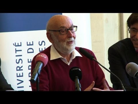 Nobel: "Heureux", Englert rend hommage à son collaborateur disparu