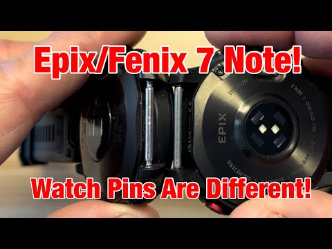 Garmin Epix/Fenix 7 Note Review: Watch Pins Are Different vs Fenix 6!