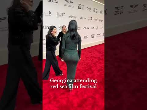 Georgina Rodriguez attending red sea film festival #georginarodriguez cristiano ronaldo wife