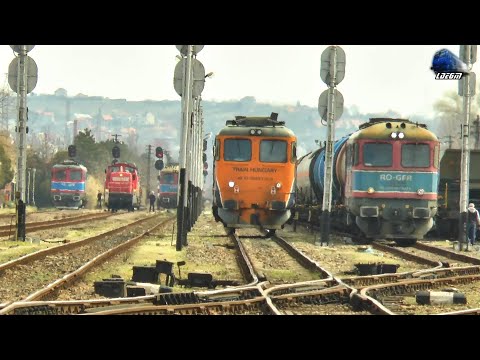 Locomotive Diesel Locomotives/Dieseloks in Gara Episcopia Bihor Station  - 29 March 2021