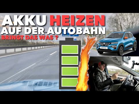 E-Auto Akku vorheizen durch flotte Autobahnfahrt statt Vorkonditionierung - Geht das ? Dacia Spring