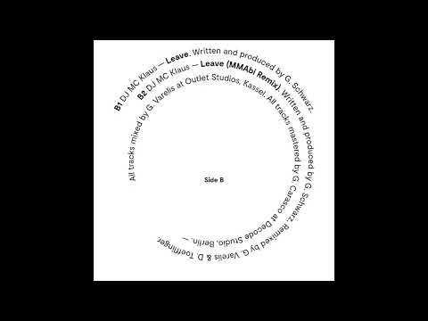 DJ MC Klaus -- Leave