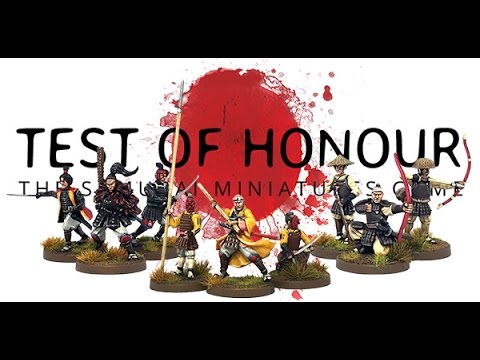"Unboxing" - Test Of Honour The Samurai Miniatures Game by Warlord Games (Test Of Honor)
