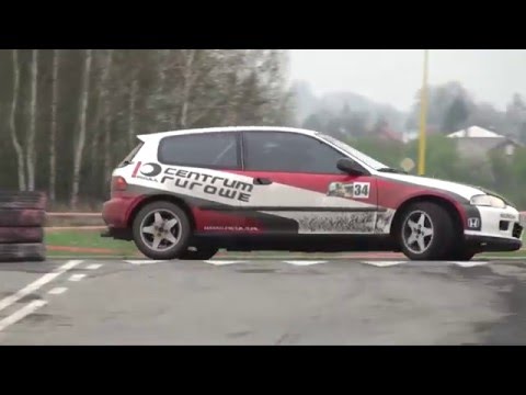 Przemysław Pomprowicz / Grzegorz Radzik - Honda Civic - KJS 4 Rajd Krośnieński 10-04-2016 Krosno