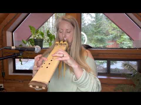 Triple Drone Flute in Bb NAF