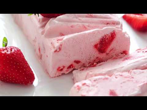 SEMIFREDDO ALLE FRAGOLE -ricetta veloce