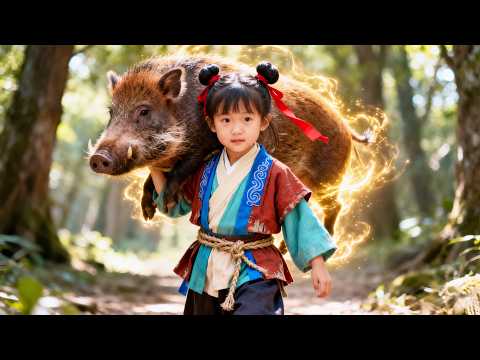【DUB】A Superpowered Tiny Girl Hunted Beasts To Feed Family In A Year Of Famine！