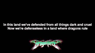 DragonForce - Where Dragons Rule | Lyrics on screen | HD