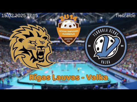 Florbols zēni U14. Rīgas Lauvas - FK Valka. Rīgā, 15.02.2026.