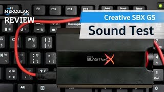 Creative Sound BlasterX G5 (70SB170000000) - відео 1