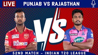 LIVE: Punjab Vs Rajasthan, 52nd Match | PBKS vs RR Live Scores & Hindi Commentary | Live - IPL 2022