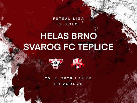 SESTŘIH UTKÁNÍ | Helas Brno - Svarog FC Teplice 3:5 (0:3)