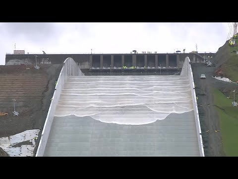 Water Starting To Pour Down A Dam Spillway Is The Most Soothing Thing You'll Watch This Week