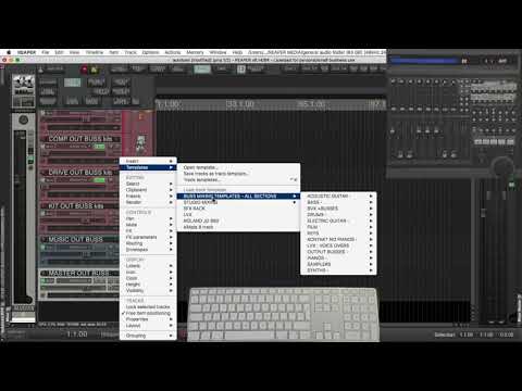 CUSTOM ACTIONS: 4 Saving track templates