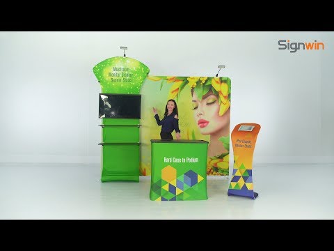Custom Mushroom Trade Show Booth Setup Instructions - Signwin