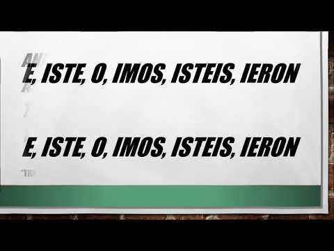 Irregular Preterite song lyrics video