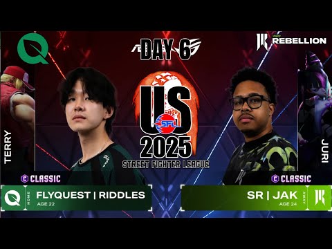SF6 ▰ RIDDLES (Terry) vs. JAK (Juri) ▰ Street Fighter League US 2025
