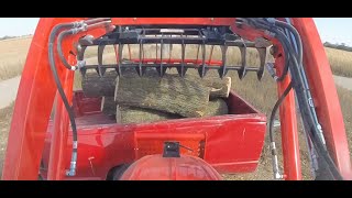 I struck FIREWOOD GOLD at the local tree dump.  Time to load some logs with the Kioti tractor