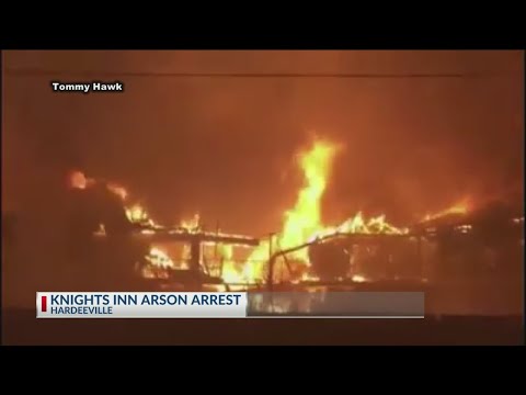 Man arrested in Knights Inn arson