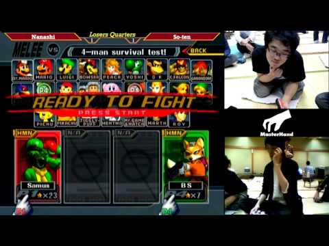 MasterHand 20 LQF - Nanashi(Samus) vs. So-ten(Fox)