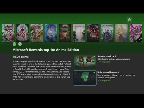 Microsoft Rewards top 10: Anime Edition
