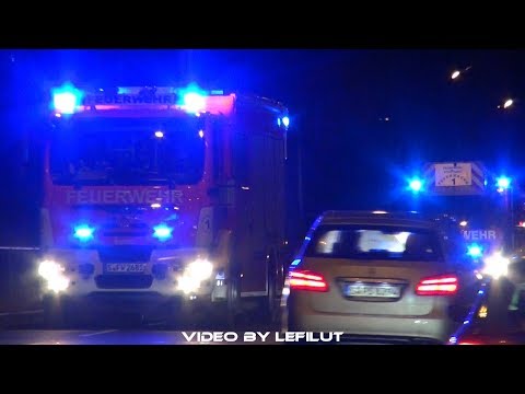 [Ungewohnte Ausrückeordnung] 2x Löschzug FW 1 Süd aus 2 Perspektiven | BF Stuttgart
