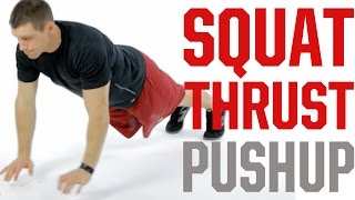 Squat Thrust to Pushup exercise video thumbnail