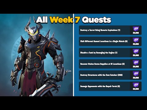 Fortnite All Week 7 Season Quests Guide - Chapter 3 Season 2