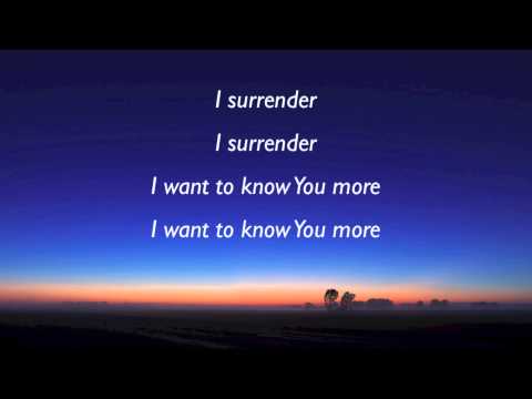 Hillsong - I Surrender (with lyrics)