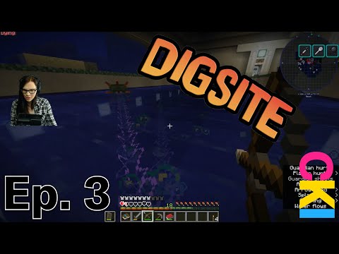 Into the depths of The Squid - Minecraft Digsite Episode 3