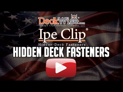 How-to install DeckWise® Hidden Deck Fasteners