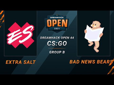 CS:GO - Extra Salt vs. Bad News Bears [Dust2] Map 2 - DreamHack Open 44 - Group B - NA