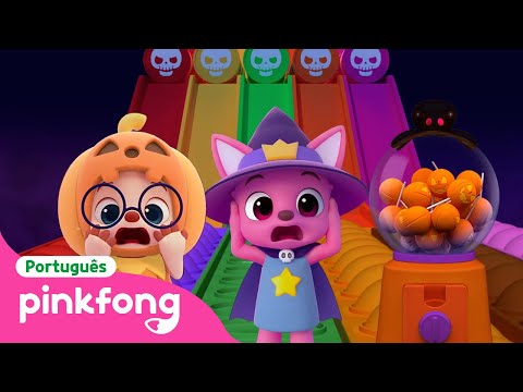 🌈 Aprenda as Cores no Halloween! 🎃 | + Completo | Pinkfong, Bebê Tubarão! Canções para Crianças