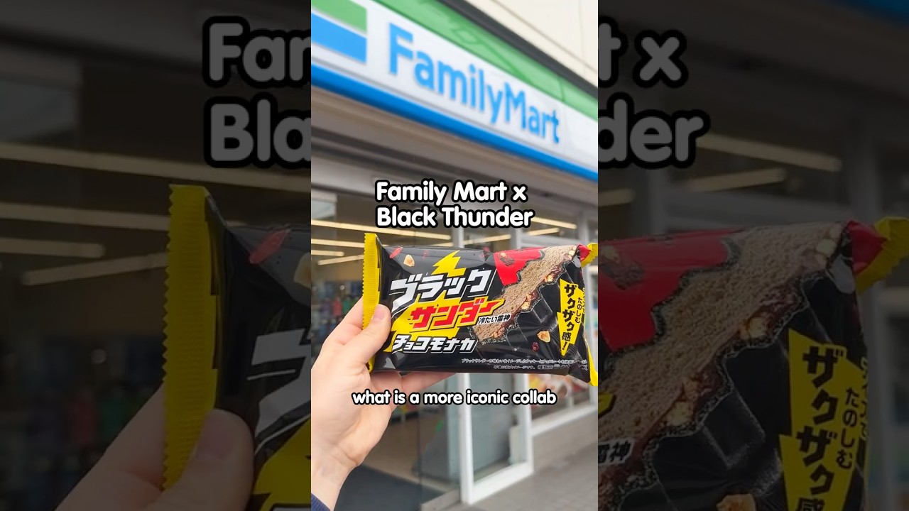 We Tried EVERY FamilyMart x Black Thunder Snack in Japan 😳🍫