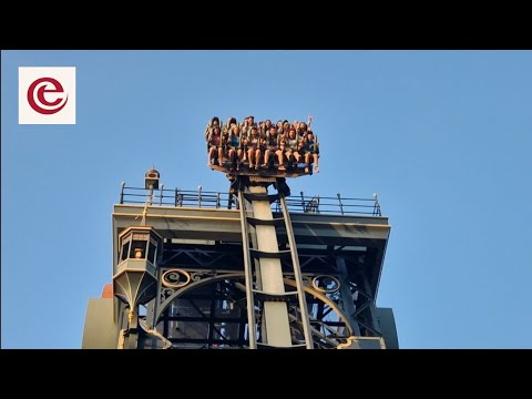 Baron 1898 | Efteling | Dive Coaster Front Row onride POV