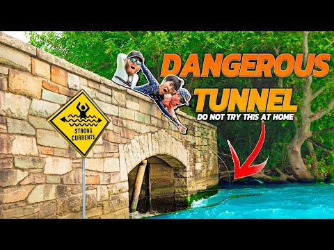 Fishing SECRET UNDERGROUND HIDDEN TUNNELS! ( DANGEROUS Roadside Creeks )