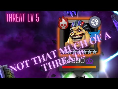 Mojo's Choice Threat lv 5 - 2.2 The Host - 7 * Mojo Final  Boss Kill - MCOC