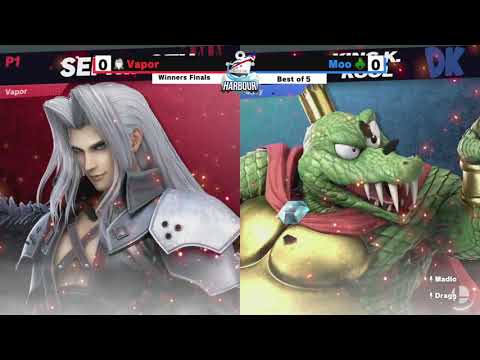 Winner's Finals - Moo (King K. Rool) vs Vapor (Sephiroth) - Smash On The Harbour #168