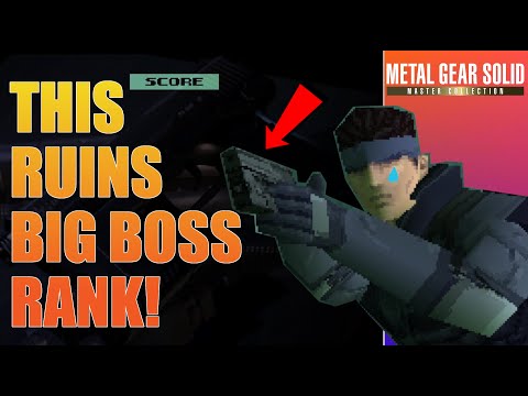MOST COMMON BIG BOSS RANK MISTAKES IN METAL GEAR SOLID!