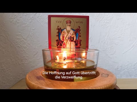 Die Hoffnung auf Gott übertrifft die Verzweiflung. Heiliger Nektarios von Ägina" orthodox