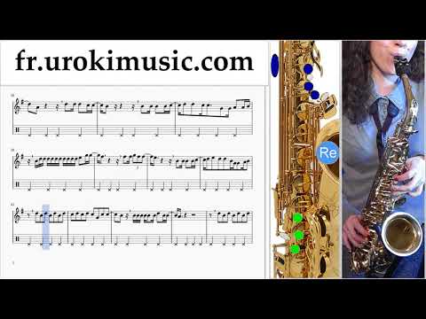 Cours de Saxophone (Ténor) Carlos Vives, Sebastian Yatra - Robarte un Beso Tuto Partitions Partie#2