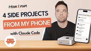 I Run 4 Side Projects From My Phone Using Claude Code