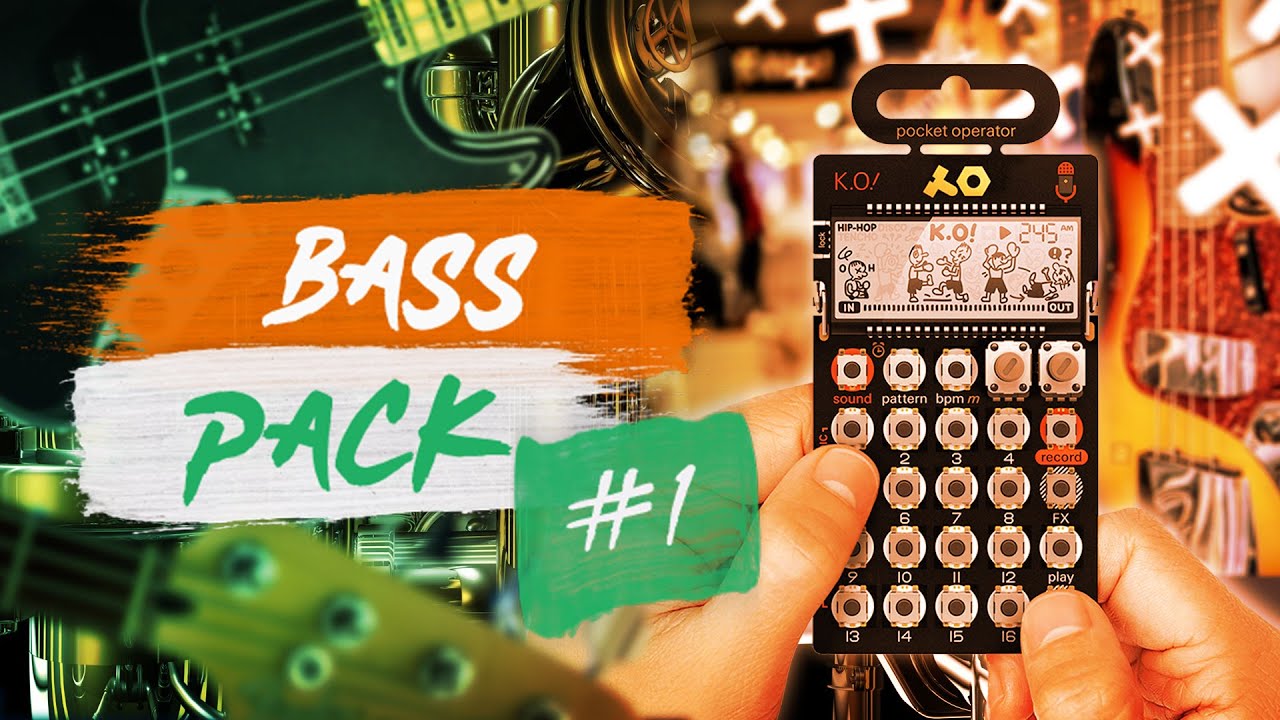 🎹 Pocket Operator PO-33 Bass Sample Pack #1: 30 Thumping 🔥 One-Shot Samples