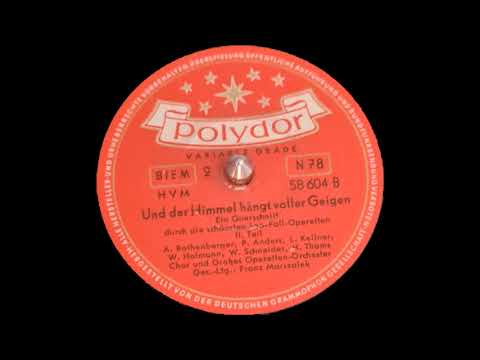 Und der Himmel hängt voller Geigen, die schönsten Leo Fall Operetten