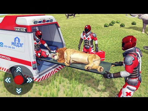 Doctor Robot 3D Animal Rescue Simulator - Emegency Ambulance Van Driver - Android Gameplay