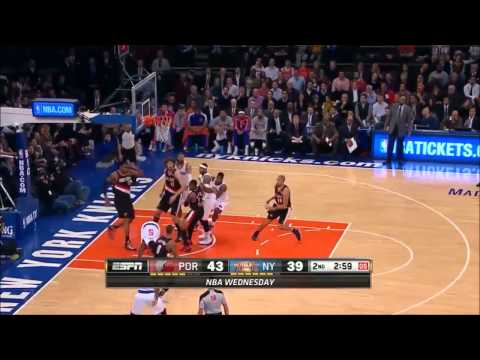 Nicolas Batum Full Highlights vs Knicks (Feb. 5th 2014)