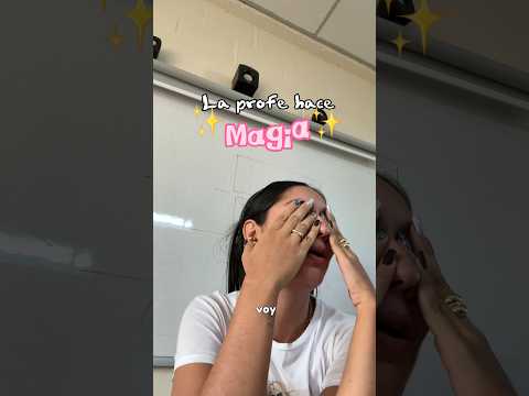 The teacher works magic 👩🏻‍🏫✨